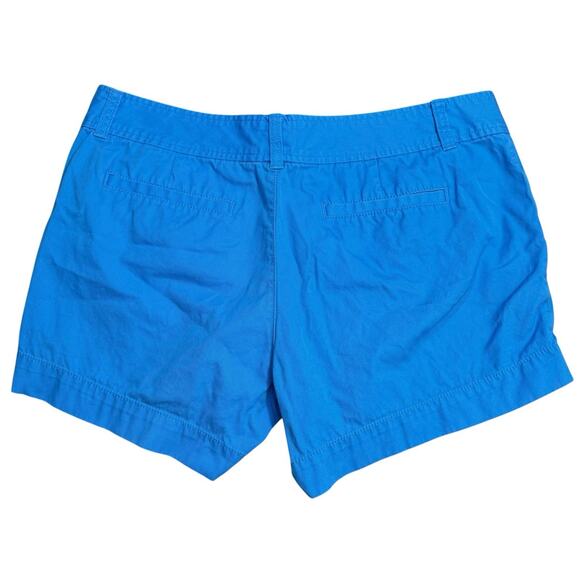 Lilly Pulitzer The Callahan Shorts Size 12 Solid Blue Aqua Summer Vacation 4.5" - Picture 2 of 5